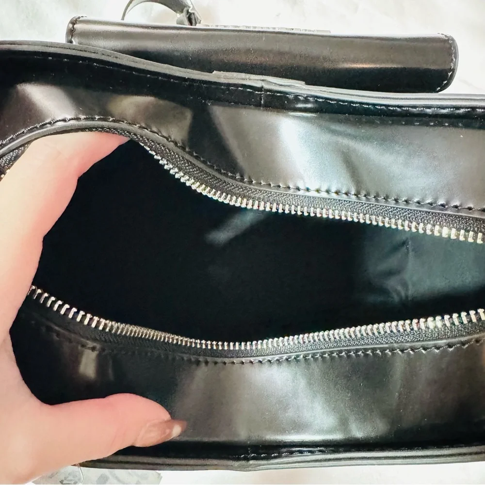 Dr. Martens Vegan Bow Bag in Black Oxford - NWT
